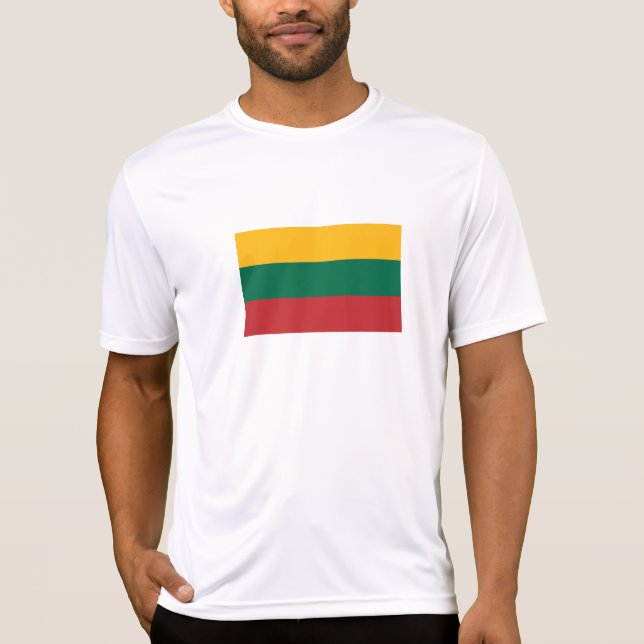 Camiseta Bandera de Lituania (Anverso)