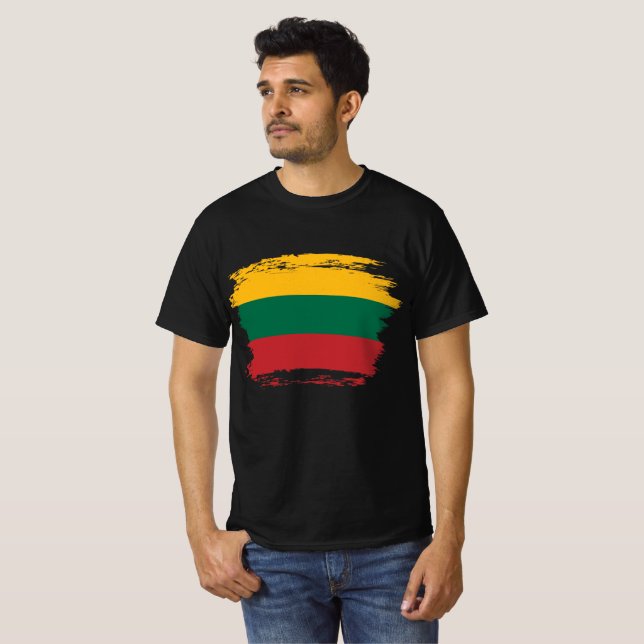 Camiseta Bandera de Lituania (Anverso completo)