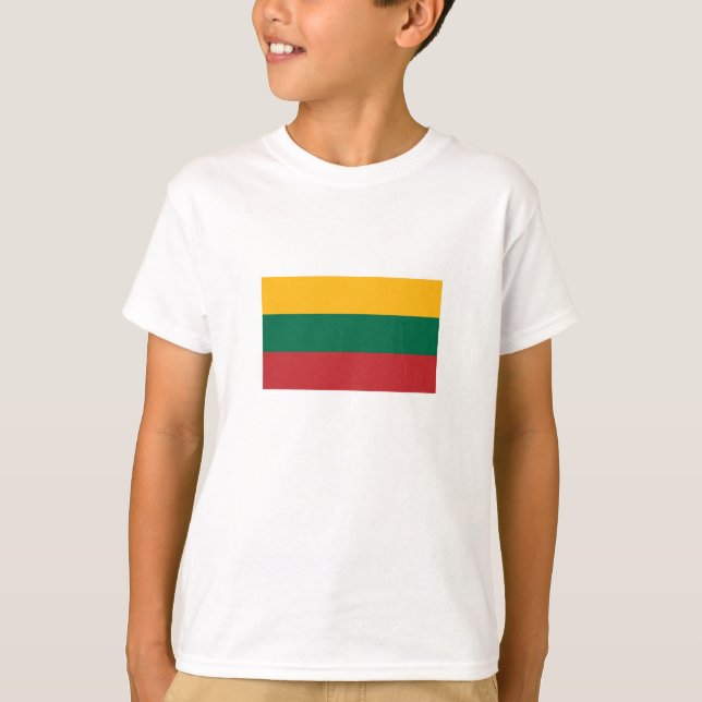 Camiseta Bandera de Lituania (Anverso)