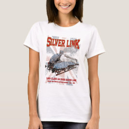 Camiseta Bandera de Locomotive UK Silver Link LNER Clase A4