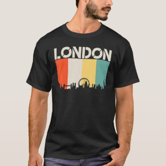 Camiseta Bandera de Londres Bandera de Skyline, Estados Uni