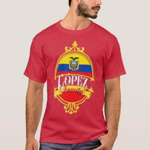 Camiseta Bandera de Lopez Family Ecuador