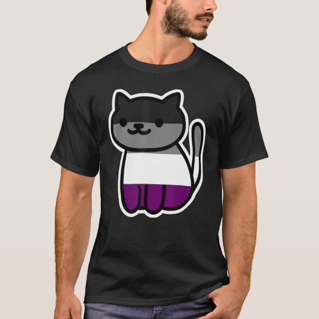 Camiseta Bandera De Los Animales Del Gato Del Orgullo Lgbt  (Anverso)