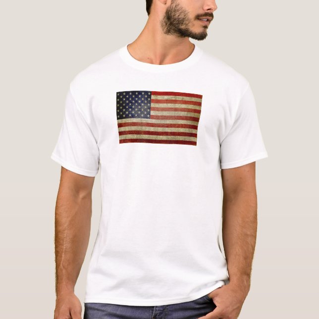 Camiseta Bandera de los Antiguos Estados Unidos (Anverso)