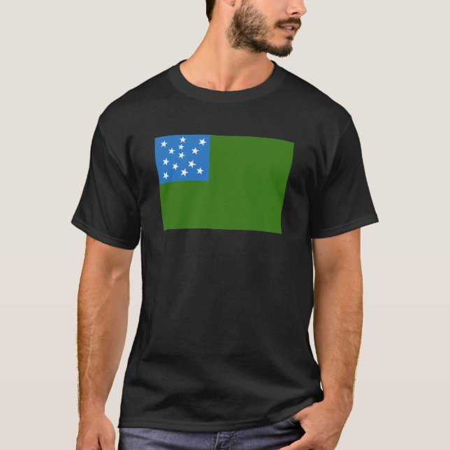 Camiseta Bandera de los chicos de las montañas verdes (Anverso)
