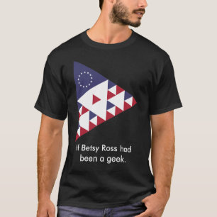 Camiseta Bandera de los E.E.U.U. en los triángulos,