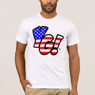 Camiseta ¡Bandera de los E.E.U.U. - YG!