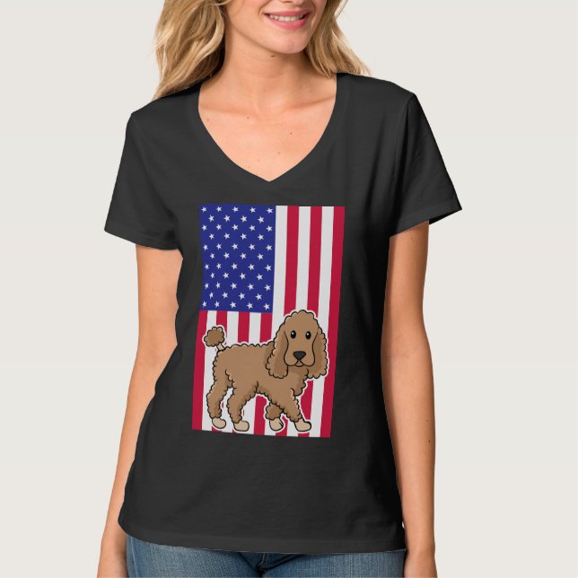 Camiseta Bandera De Los Ee.Uu. (Anverso)