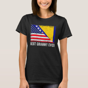 Camiseta Bandera De Los Ee.Uu. Bandera De Bosnia Y Herzegov