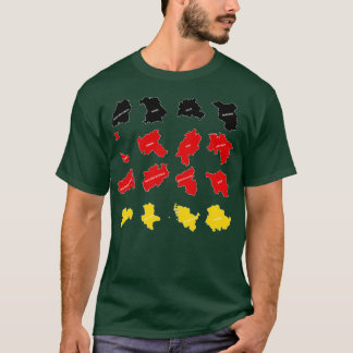 Camiseta Bandera de los Estados alemanes