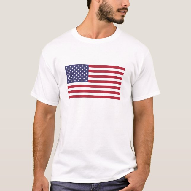 Camiseta Bandera de los Estados Unidos (Anverso)