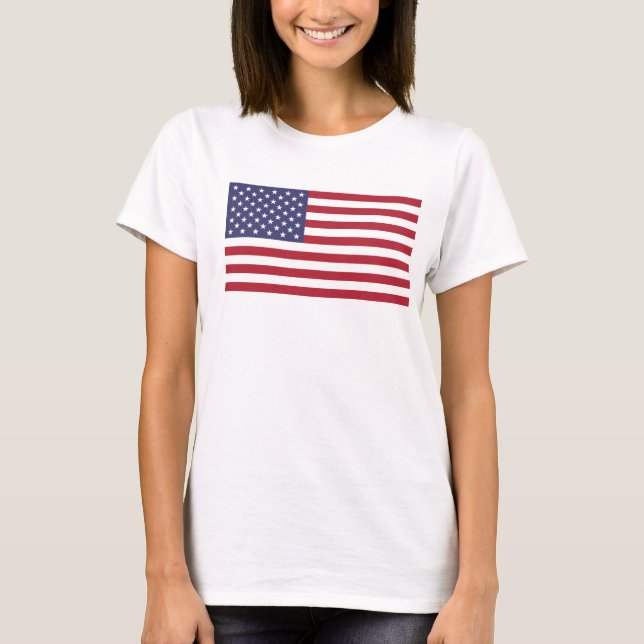 Camiseta Bandera de los Estados Unidos (Anverso)