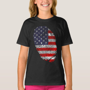 Camiseta Bandera de los Estados Unidos, bandera de los Esta