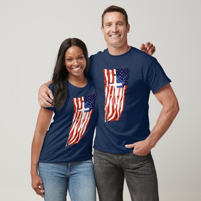Camiseta Bandera de los Estados Unidos (C) (Unisexo)