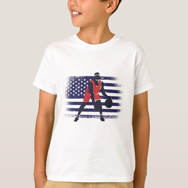 Camiseta Bandera de los Estados Unidos de América (Anverso)