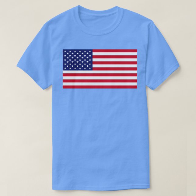 Camiseta Bandera de los Estados Unidos de América (Diseño del anverso)