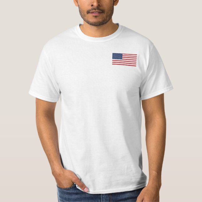 Camiseta Bandera de los Estados Unidos de América-26976 (Anverso)
