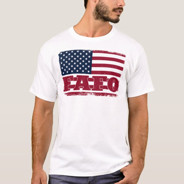 Camiseta Bandera De Los Estados Unidos De América 4 De Juli (Anverso)