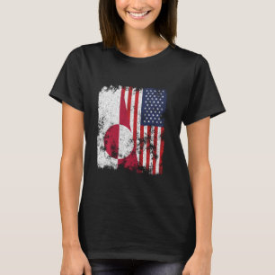 Camiseta Bandera de los Estados Unidos de Groenlandia con p