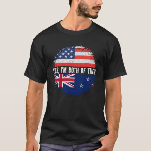 Camiseta Bandera de los Estados Unidos de Medio Norteameric