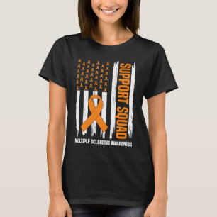 Camiseta Bandera de los Estados Unidos Esclerosis Múltiple 
