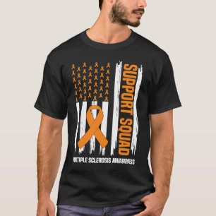 Camiseta Bandera de los Estados Unidos Esclerosis Múltiple 
