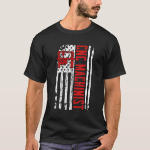 Camiseta Bandera de los Estados Unidos mecanizada del CNC