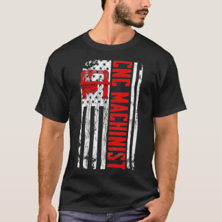 Camiseta Bandera de los Estados Unidos mecanizada del CNC