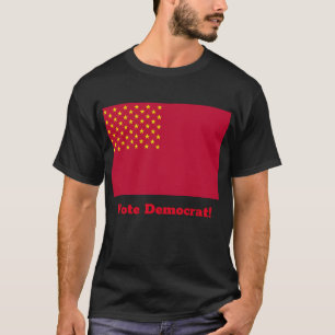 Camiseta Bandera de los Estados Unidos Socialistas, ¡Vote D