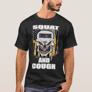 Camiseta Bandera de los oficiales de prisiones de Squat y C