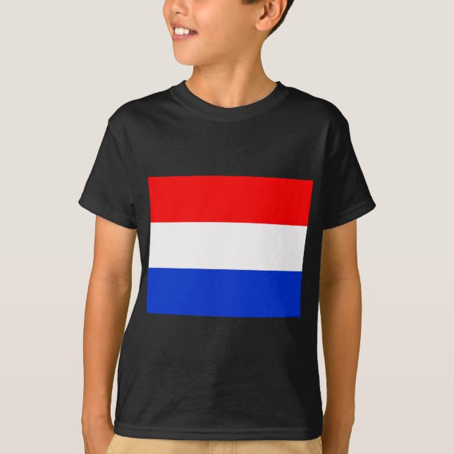 Camiseta Bandera de los Países Bajos (Anverso)