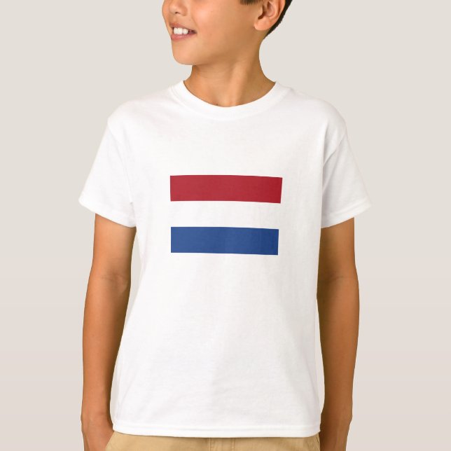 Camiseta Bandera de los Países Bajos (Anverso)