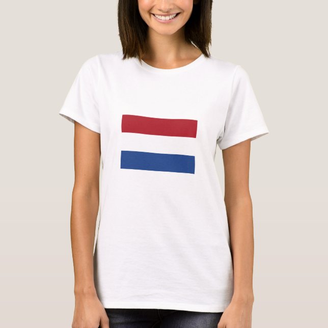 Camiseta Bandera de los Países Bajos (Anverso)
