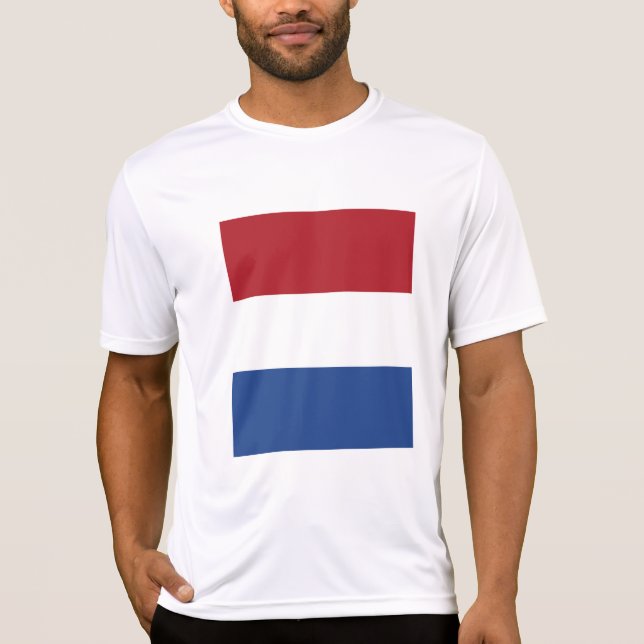 Camiseta Bandera de los Países Bajos (Anverso)