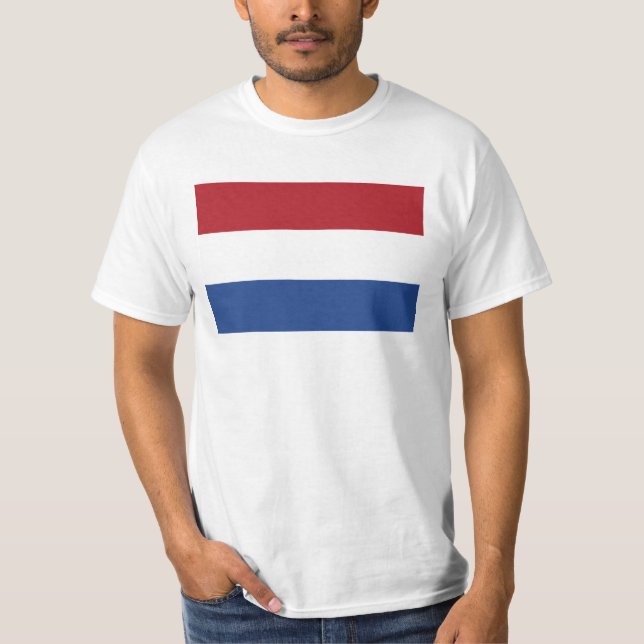 Camiseta Bandera de los Países Bajos (Anverso)