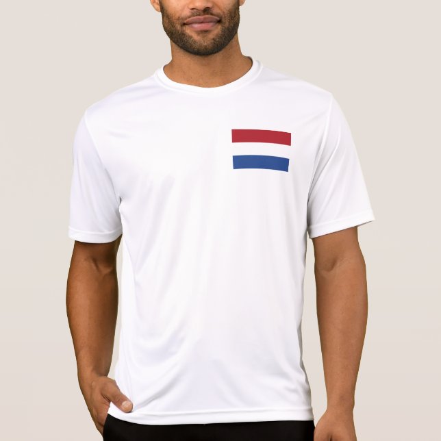 Camiseta Bandera de los Países Bajos (Anverso)