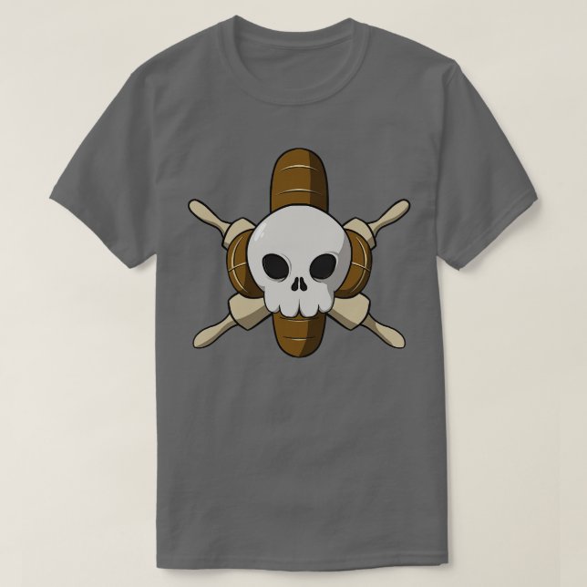 Camiseta Bandera de los panaderos Jolly pirate bandera sin  (Diseño del anverso)