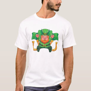 Camiseta Bandera De Los Ringos Irlandeses Horseshoe Leprech