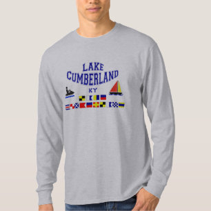 Camiseta Bandera de los Sig del Cumberland KY del lago