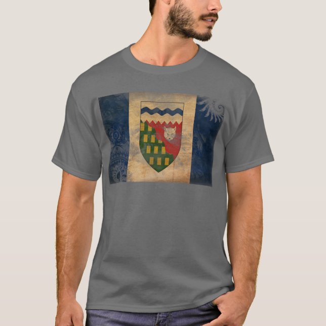 Camiseta Bandera de los territorios del noroeste (Anverso)