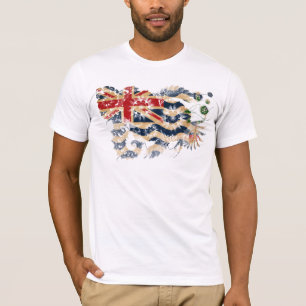 Camiseta Bandera de los territorios del Océano Índico