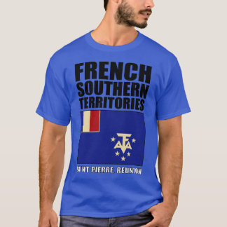Camiseta Bandera de los Territorios del Sur Francés