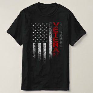 Camiseta bandera de los veteranos del día de América
