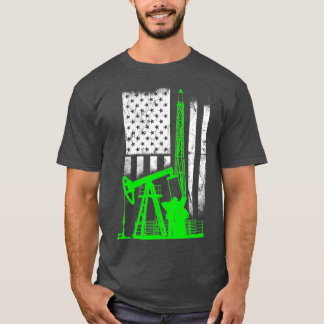 Camiseta Bandera de los yacimientos petrolíferos Estados Un