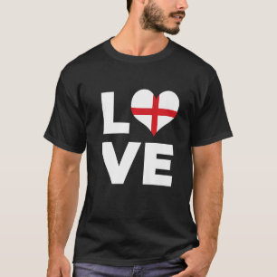 Camiseta Bandera de Love Heart England
