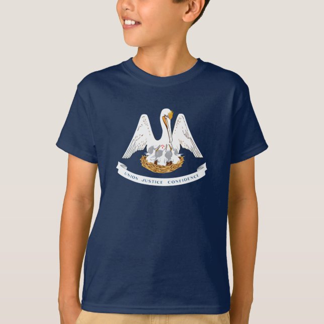 Camiseta Bandera de Luisiana (Anverso)