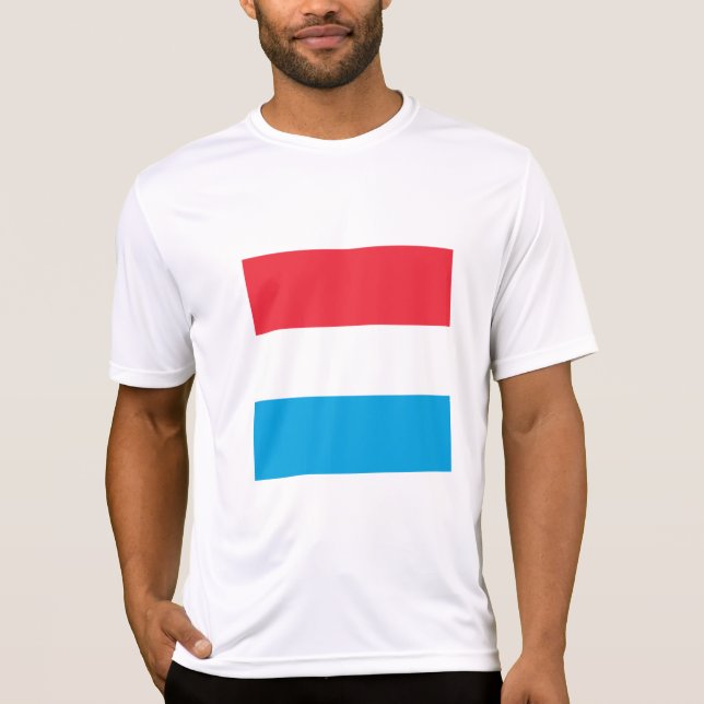 Camiseta Bandera de Luxemburgo (Anverso)