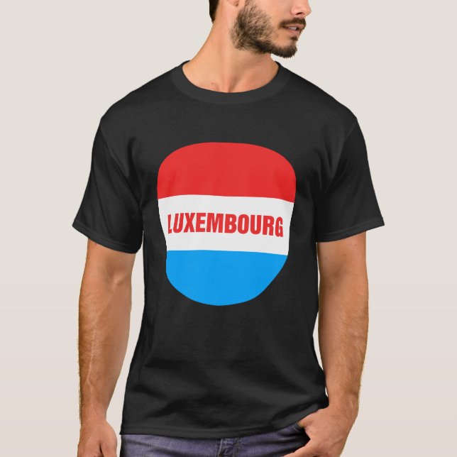 Camiseta Bandera de Luxemburgo (Anverso)