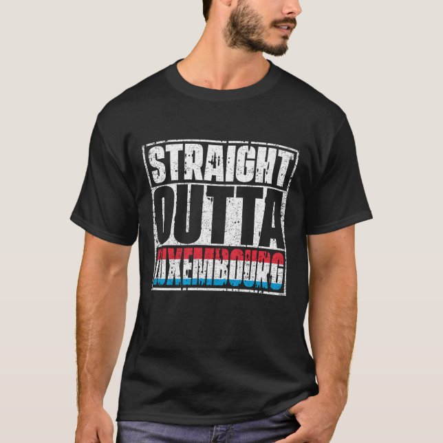 Camiseta Bandera de Luxemburgo (Anverso)