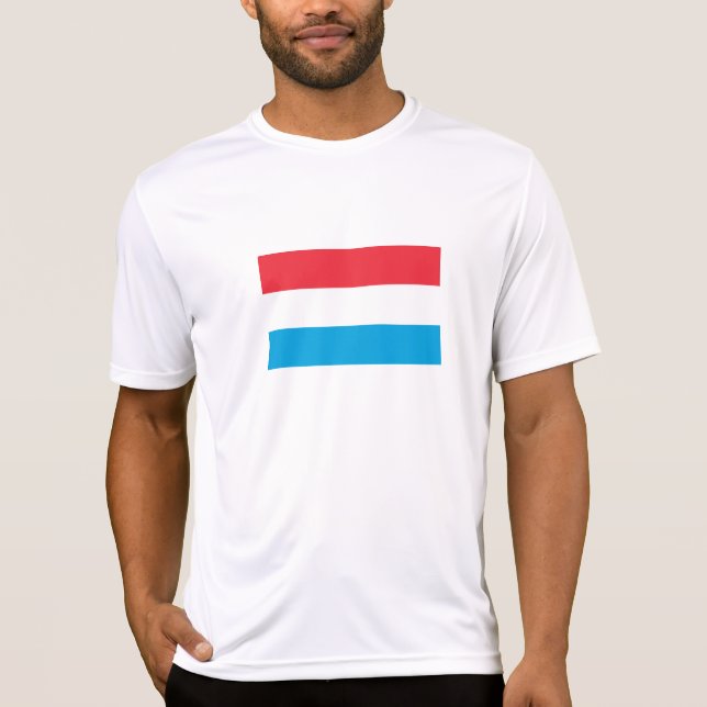 Camiseta Bandera de Luxemburgo (Anverso)